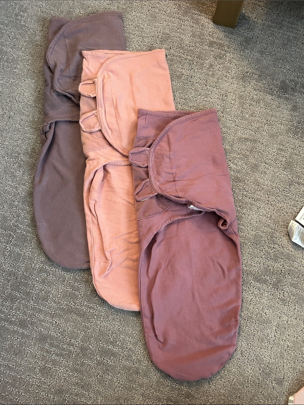 Kids Cozy Swaddle Sleep Sacks - Rose, Blush, Mauve